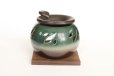 Photo1: Tokoname YT Japanese green tea aroma Tea Incense Burner Yamafusa leaf H8.4cm (1)