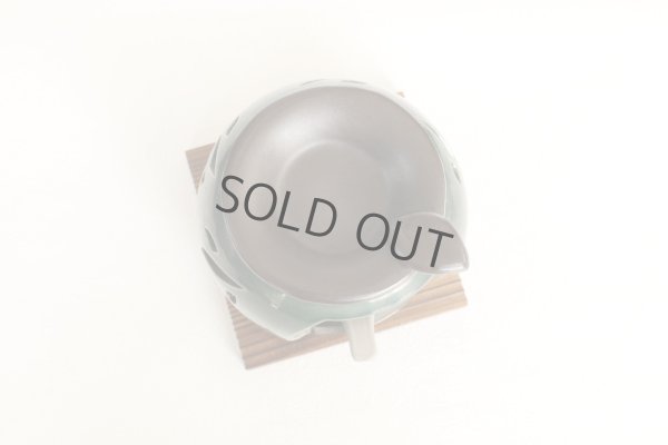 Photo5: Tokoname YT Japanese green tea aroma Tea Incense Burner Yamafusa leaf H8.4cm