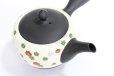 Photo4: Tokoname Japanese tea pot kyusu YT Shohou autumn leaves white 420ml