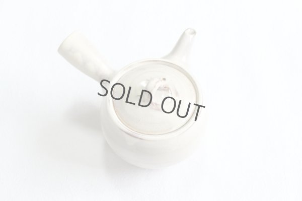 Photo4: Hagi ware Senryuzan climbing kiln Japanese tea pot kyusu marute 360ml