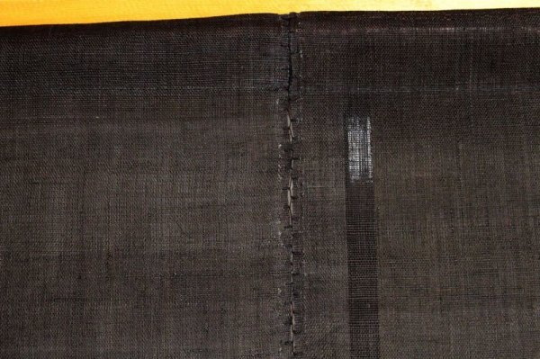Photo2: Noren Mitsuru Japanese linen door curtain Kakishibu dragonfly 88 x 150cm
