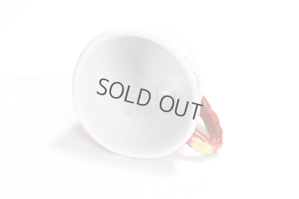 Photo4: Kutani Porcelain Japanese mug coffee tea cup hanazume D 9cm