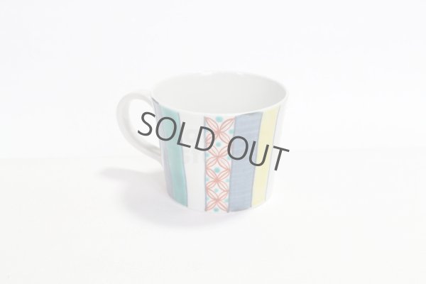 Photo8: Kutani Porcelain Japanese mug coffee tea cup komontogusa D 8.7cm