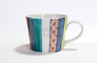 Kutani Porcelain Japanese mug coffee tea cup komontogusa D 8.7cm