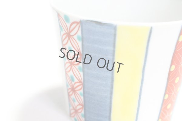 Photo3: Kutani Porcelain Japanese mug coffee tea cup komontogusa D 8.7cm