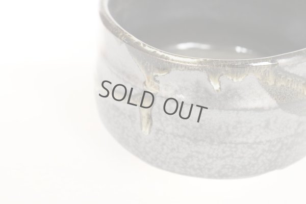 Photo7: Mino ware pottery Japanese tea ceremony bowl Matcha chawan nogime nagashi tsutsu