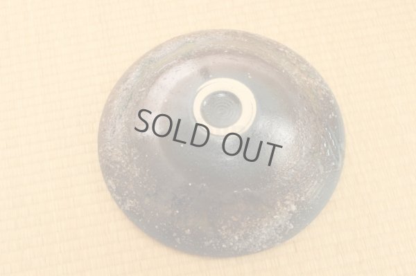 Photo7: Ikebana Suiban Vase Shigaraki Japanese pottery sori kushime D 34cm