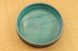 Photo7: Ikebana Suiban Vase Shigaraki Japanese pottery Round blue D 31.5cm