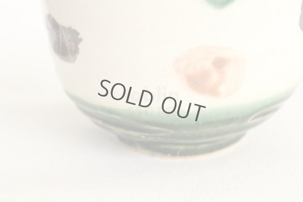 Photo4: Mino yaki ware Japanese tea bowl Kobiki oribe chawan Matcha Green Tea