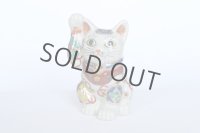 Maneki Neko Japanese Lucky Cat Kutani Porcelain treasure takara H12cm