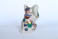 Photo7: Maneki Neko Japanese Lucky Cat Kutani Porcelain treasure takara H12cm (7)