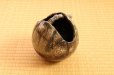 Photo7: Shigaraki Japanese pottery Vase tsuchi yohen teoke  H 15.5cm