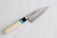 SAKAI TAKAYUKI Japanese knife INOX stainless Magnolia small Deba Aji Baran kiri