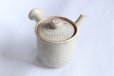 Photo8: Japanese tea pot cups set Hagi ware Hakuyu soroe pottery tea strainer 420ml