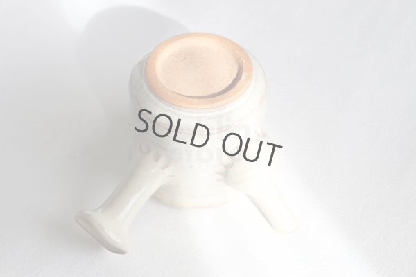 Photo10: Japanese tea pot cups set Hagi ware Hakuyu soroe pottery tea strainer 420ml