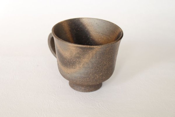 Photo2: Shigaraki ware Japanese pottery tea mug coffee cup ibushi haiyu 280ml