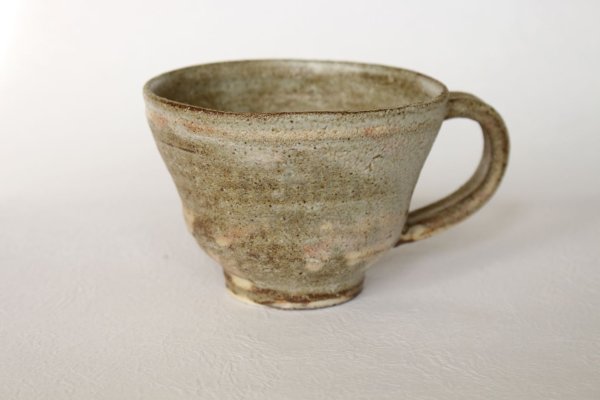 Photo8: Shigaraki ware Japanese pottery tea mug coffee cup haiyu glaze 300ml