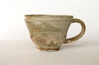 Shigaraki ware Japanese pottery tea mug coffee cup haiyu glaze 300ml