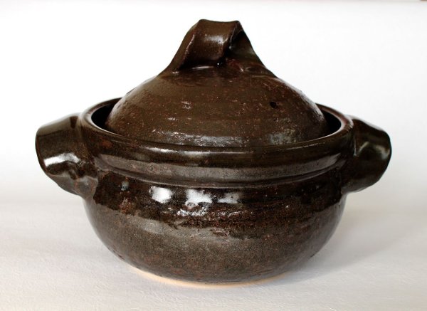 Photo2: Shigaraki pottery deep donabe pot ameyu professional rice cooker D22cm