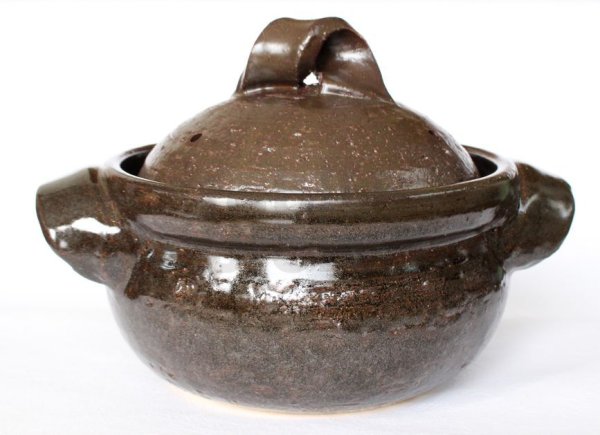 Photo1: Shigaraki pottery deep donabe pot ameyu professional rice cooker D22cm