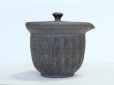 Photo8: Tokoname ware Japanese tea pot Kofu yakishime cover ceramic tea strainer 250ml