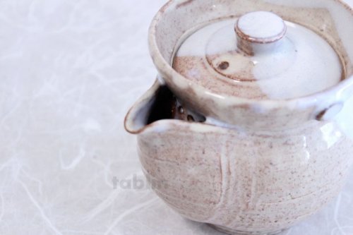 Other Images2: Hagi ware Senryuzan climbing kiln Japanese tea pot kyusu Daruma shiboridashi