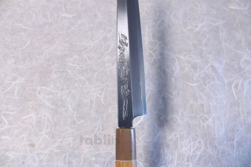 Other Images2: SAKAI TAKAYUKI Japanese knife Yasuki White-2 steel With Carving Dragon Sashimi