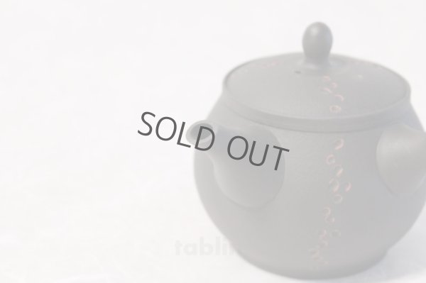 Photo4: Tokoname ware Japanese tea pot kyusu ceramic strainer YT Sekiryu notauchi 340m