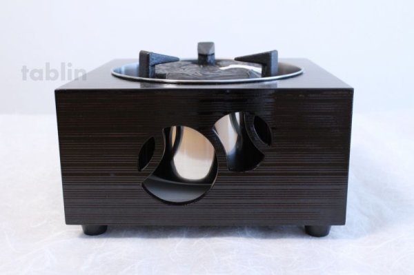 Photo3: Electric charcoal heater Japanese tea ceremony Hakoburo wood box 