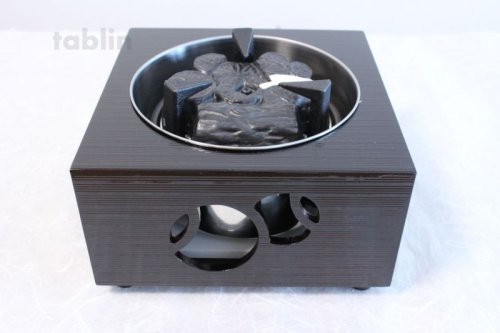 Other Images1: Electric charcoal heater Japanese tea ceremony Hakoburo wood box 