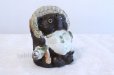 Photo2: Shigaraki pottery Japanese Tanuki Raccoon Dog Koge Fuku H21cm (2)