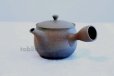 Photo2: Tokoname ware Japanese tea pot Gyokko ceramic tea strainer yakishime ko ma 250ml (2)