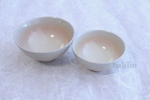 Other Images3: Hagi yaki ware Japanese rice bowl Himedo maru set of 2
