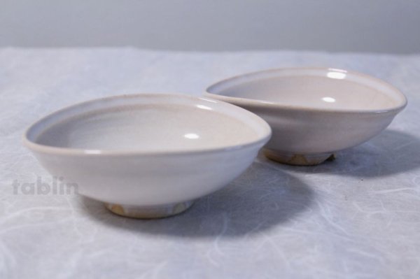 Photo3: Hagi ware Japanese bowls Elegance W130mm set of 5