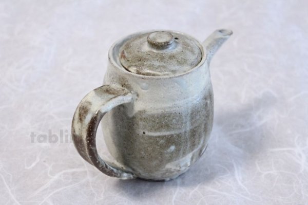 Photo3: Shigaraki Japanese tea pot hai yu pottery tea strainer 550ml
