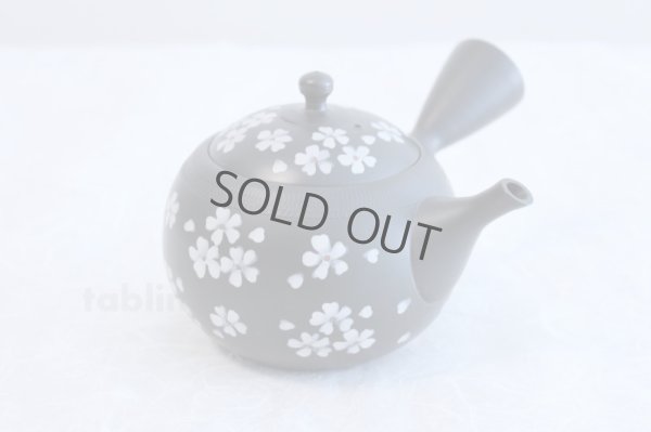 Photo2: Tokoname ware Japanese tea pot kyusu ceramic strainer YT Hokuryu plum k 350ml