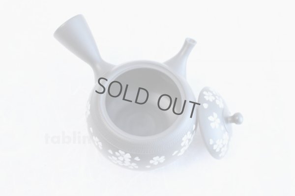 Photo4: Tokoname ware Japanese tea pot kyusu ceramic strainer YT Hokuryu plum k 350ml