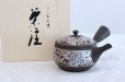 Photo2: Tokoname Kutani collaborate Japanese tea pot ceramic tea strainer sakura 270ml (2)