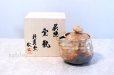 Photo1: Hagi yaki ware Japanese tea pot Ayatuti Keizo kyusu pottery tea strainer 400ml (1)