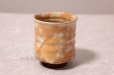 Photo3: Hagi yaki ware Japanese tea pot cups set Kama hen pottery tea strainer 430ml (3)