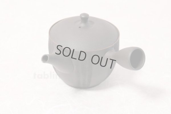 Photo1: Tokoname ware Japanese tea pot kyusu ceramic strainer YT Sekiryu notafushi 300ml