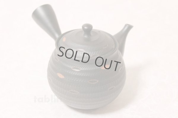 Photo1: Tokoname ware Japanese tea pot kyusu ceramic strainer YT Hokuryu sendan 340ml