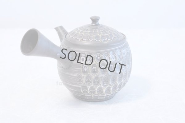 Photo3: Tokoname ware Japanese tea pot kyusu ceramic strainer YT Kenji amime miga 380ml