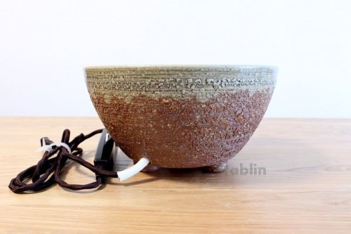 Other Images1: Electric charcoal heater Japanese tea ceremony Shigaraki pottery benibachiburo