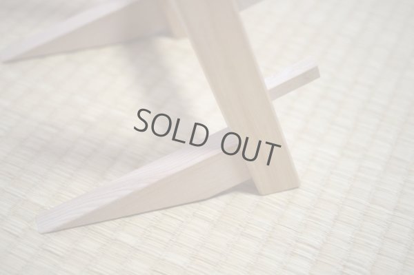 Photo6: ibuki Japanese tsuga wooden stand display shelf holder tower rack kit for 3 knives