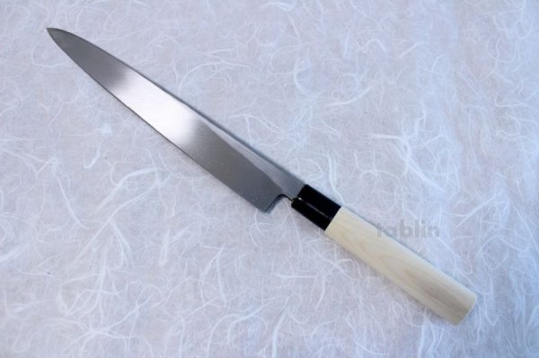 Photo3: SAKAI TAKAYUKI Japanese knife Kasumitogi Yasuki white steel Sashimi any size 