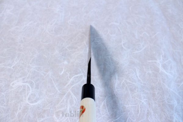 Photo4: SAKAI TAKAYUKI Japanese knife Kasumitogi Yasuki white steel Deba any size 