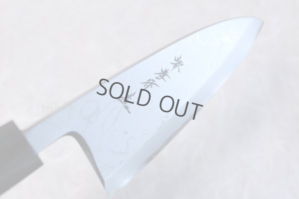 Photo12: SAKAI TAKAYUKI Uzusio Yasuki white-2 steel Japanese Deba knife
