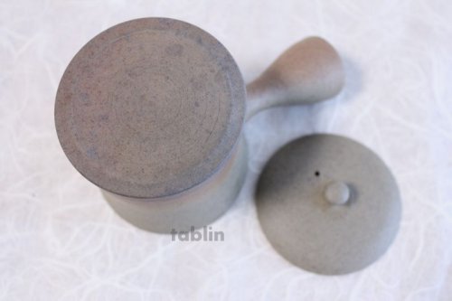 Other Images3: Tokoname ware Japanese tea pot Gyokko ceramic tea strainer yakishime st 230ml