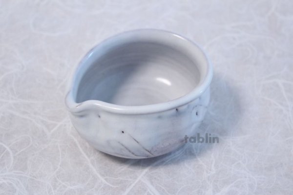 Photo4: Japanese tea set pot cups Houhin White glaze pottery tea strainer 260ml